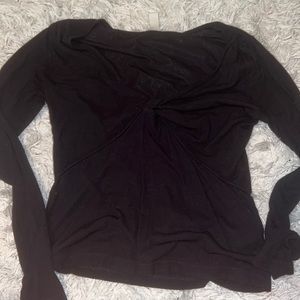 Altard state tie long sleeve top